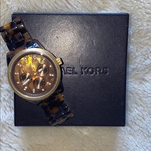 Michael Kors Tortoise watch